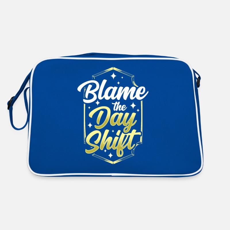 Die Tagesschicht Verantwortlich Machen Arbeit Retro Tasche