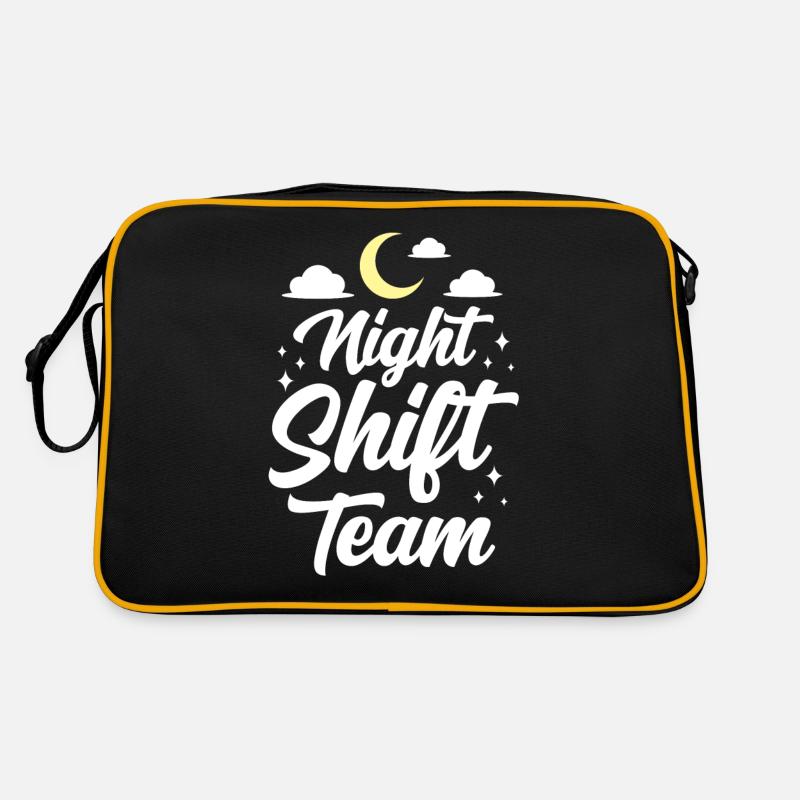 Night Shift Team Work Night Shift Colleague Retro Bag