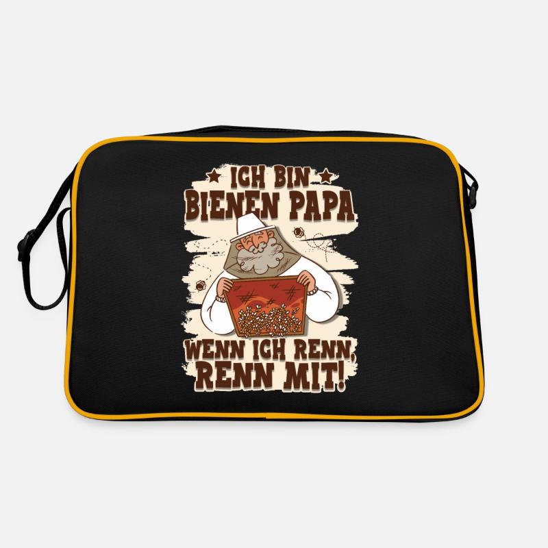 Bienen Papa Bienenzüchter Imker Retro Tasche
