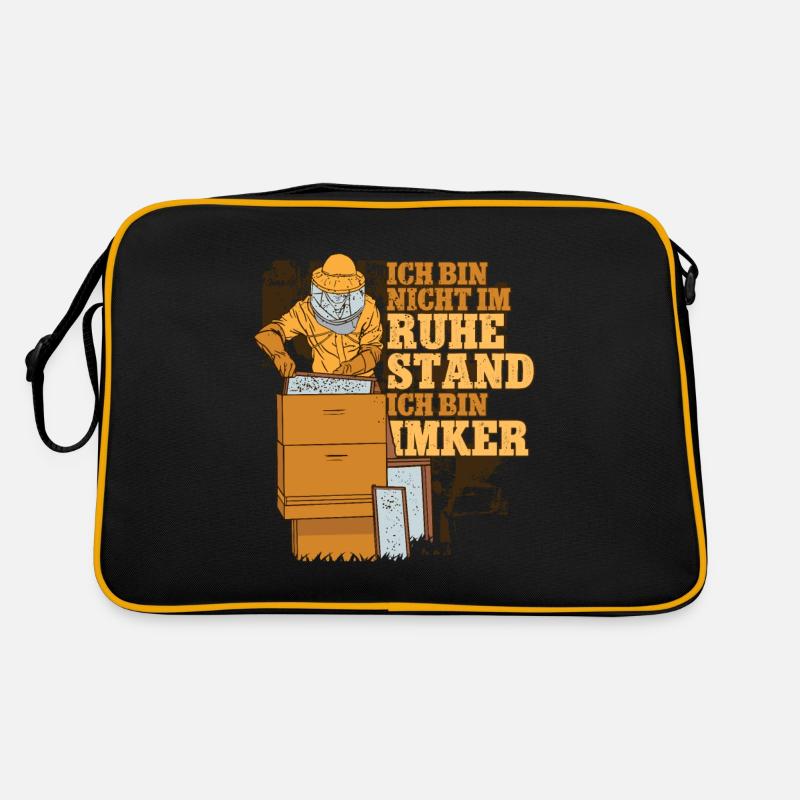 Pensioner Grandpa Beekeeper Beekeeper Retro Bag
