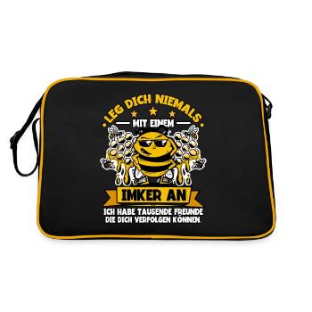 Beekeeper Beekeeper - Retro Bag - black/gold - Back