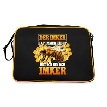 Beekeeper Beekeeper - Retro Bag - black/gold - Back