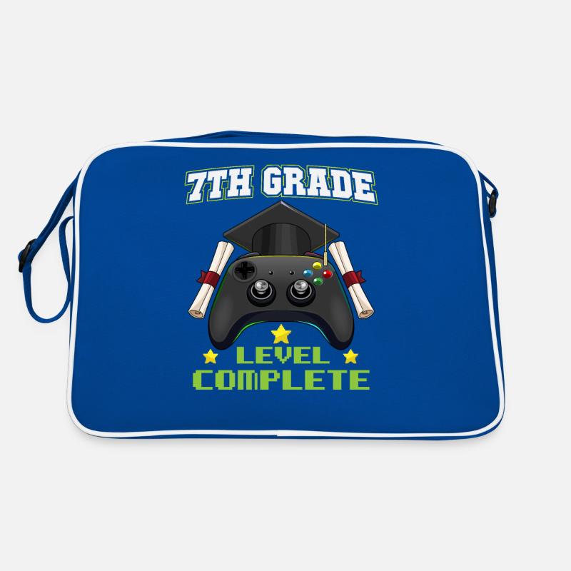7th Grade Level Complete Middle School Graduation Retro Bag