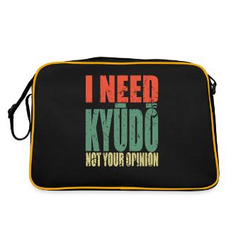 Kyūdō dit drôle - Sac Retro - noir/or - Dos