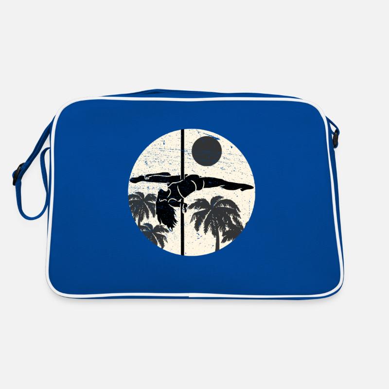 Aesthetic Pole Dancing Vintage Palm Trees Graphic Retro Bag