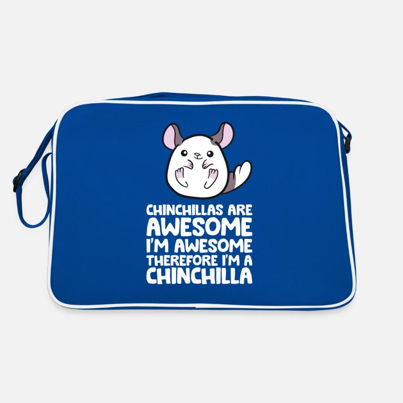 Chinchillas Are Awesome Therefore I'm A Chinchilla Retro Bag