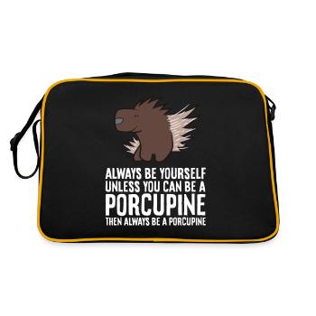 Soyez toujours vous-même, à moins que vous ne puissiez utiliser un - Sac Retro - noir/or - Dos