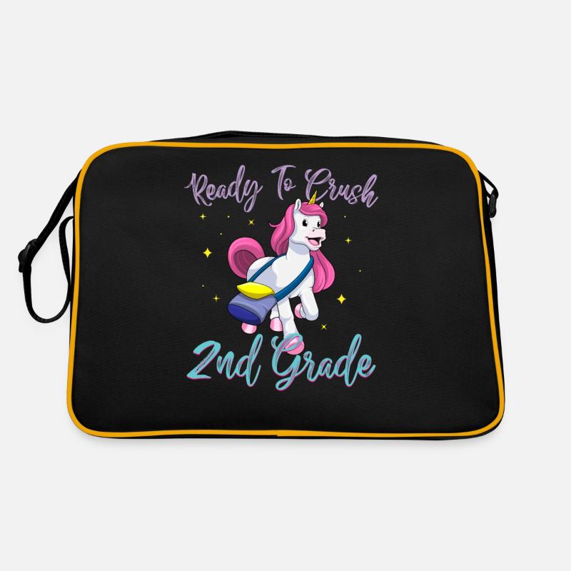Ready To Crush 2nd Grade Elementary School Retro Bag