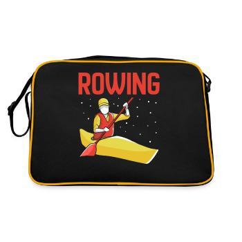 Aviron Aviron Aviron Aviron Bateau Aviron - Sac Retro - noir/or - Dos