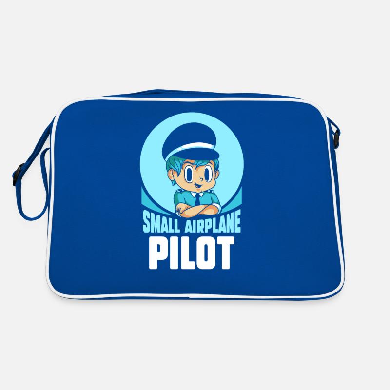 Pilot Eines Kleinflugzeugs Kleinflugzeug Jet Retro Tasche