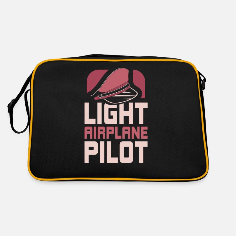 Pilote d’aéronef léger Aéronef de petite taille Aéronef privé Sac Retro