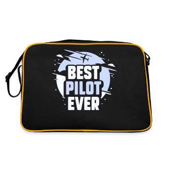 Meilleur pilote de petit avion à réaction - Sac Retro - noir/or - Dos