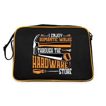 Enjoy Romantic Walks Through The Hardware Store11 - Retro Bag - black/gold - Back