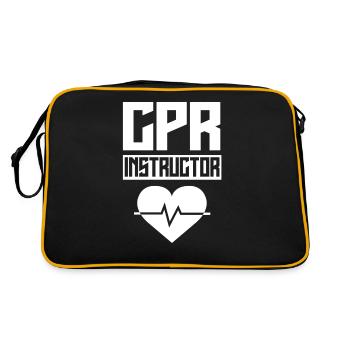 Responsable du cours de secourisme Mesures immédiates Enseignant - Sac Retro - noir/or - Dos