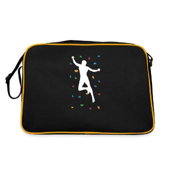 Escalade Bouldering Wall Climber - Sac Retro - noir/or - Dos