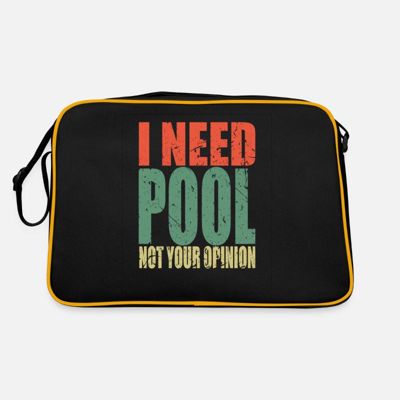 Pool saying funny Retro Bag