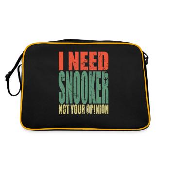 Snooker disant drôle - Sac Retro - noir/or - Dos