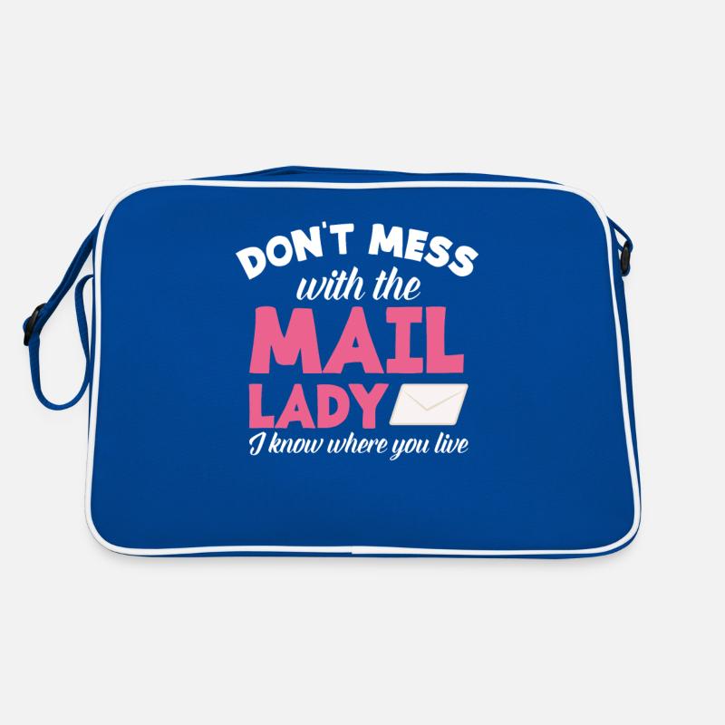 Funny Letter Deliverer Post Post Gifts Retro Bag