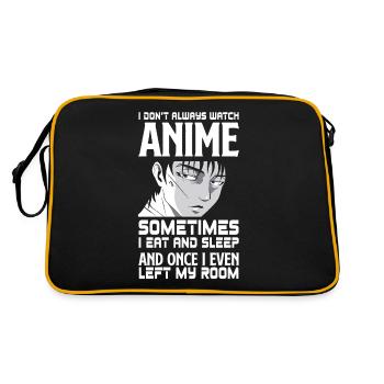 Drôle de cadeau d’anime - Sac Retro - noir/or - Dos