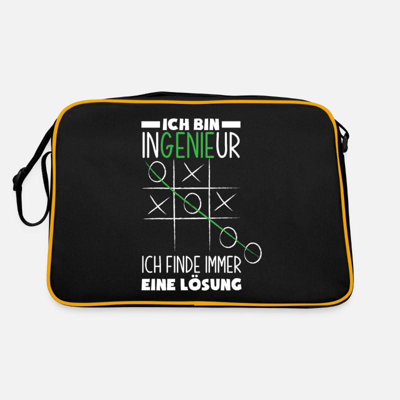 Lustiges Ingenieur Geschenke Geschenkidee Retro Tasche