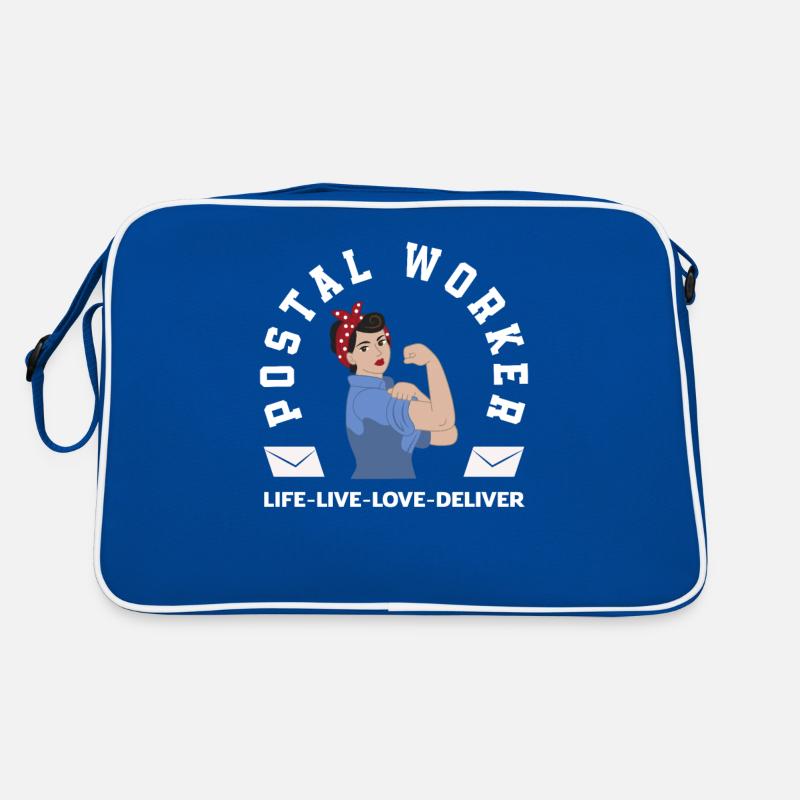 Funny Letter Deliverer Post Post Gifts Retro Bag