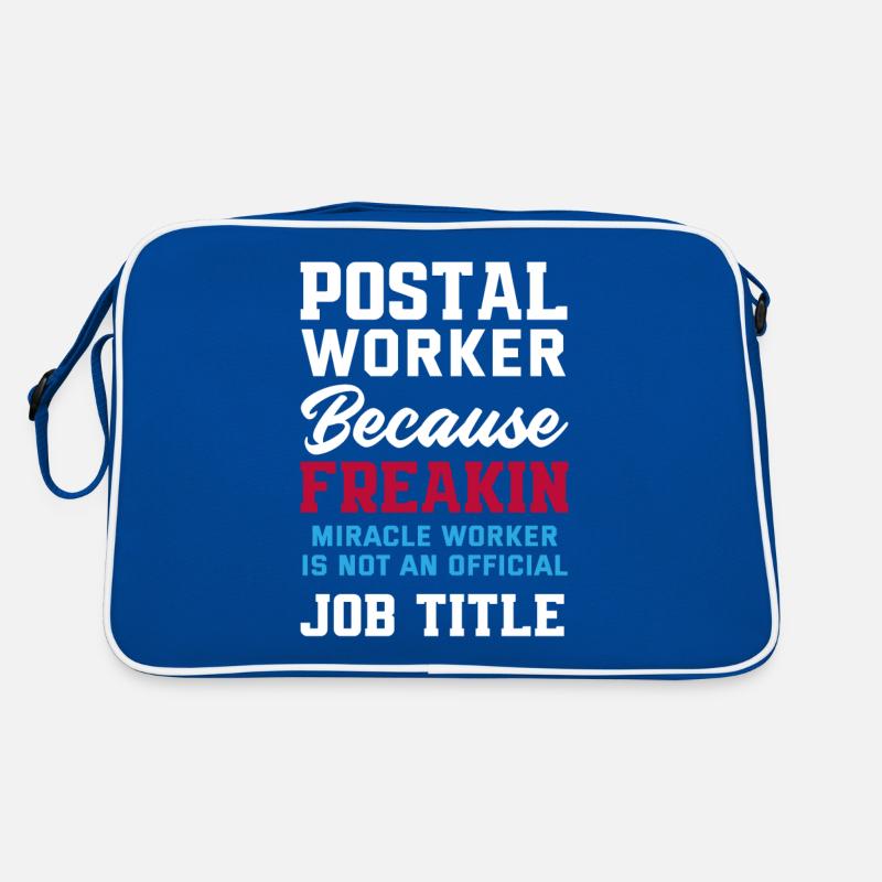 Funny Letter Deliverer Post Post Gifts Retro Bag