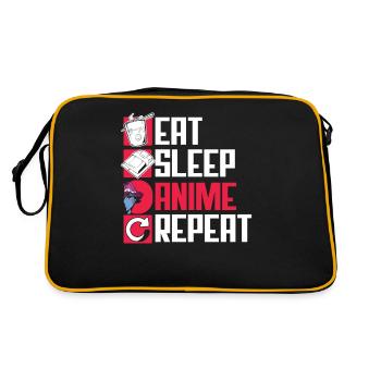 Drôle de cadeau d’anime - Sac Retro - noir/or - Dos