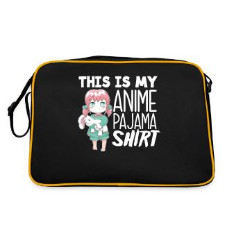 Drôle de cadeau d’anime - Sac Retro - noir/or - Dos