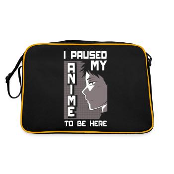 Drôle de cadeau d’anime - Sac Retro - noir/or - Dos