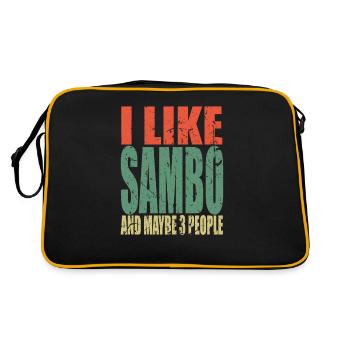 Sambo disant drôle - Sac Retro - noir/or - Dos