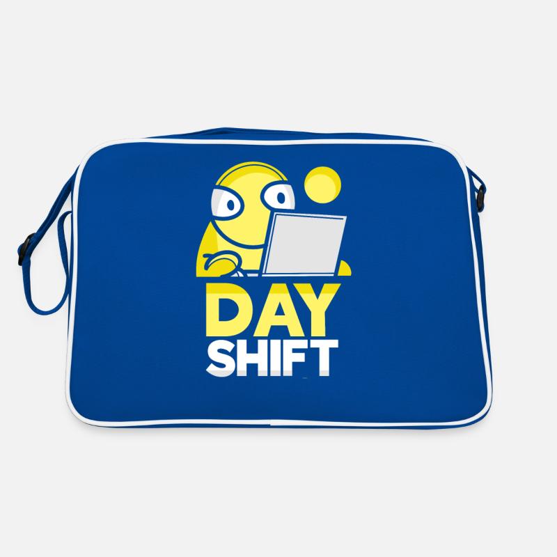 Tagschicht Sprüche Schichtdienst Schichtarbeit Retro Tasche