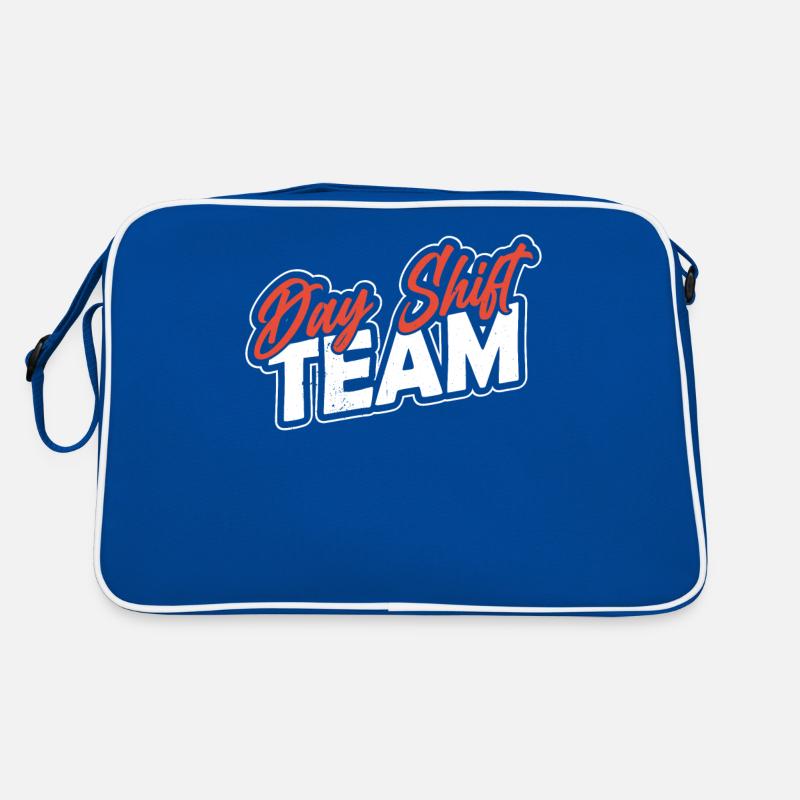 Team Der Tagesschicht Tagschicht Schichtdienst Retro Tasche
