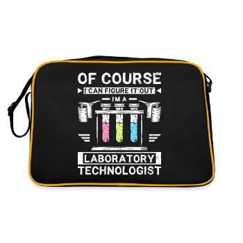 Drôle de technologue de laboratoire - Sac Retro - noir/or - Dos