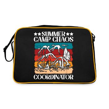 Summer Camp Chaos Coordinator 5 - Retro Tasche - Schwarz/Gold - Hinten