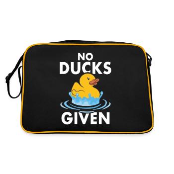 No Ducks Given Ducks Word Game Squeaky Ducks - Retro Bag - black/gold - Back