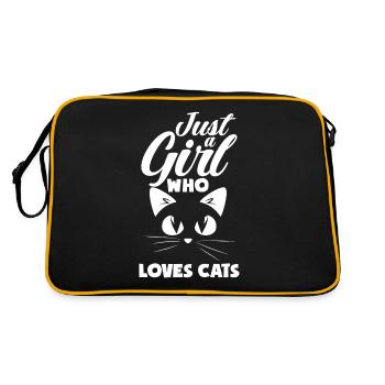 Chat Chats Fille - Sac Retro - noir/or - Dos