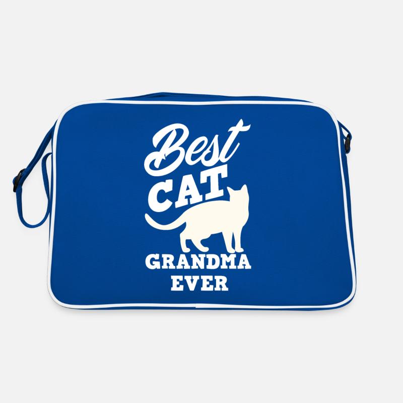 Katze Katzen Großmutter Retro Tasche