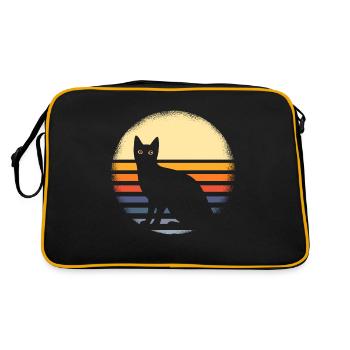 Chat - Sac Retro - noir/or - Dos