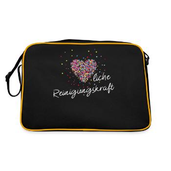 Warm cleaner Cleaner - Retro Bag - black/gold - Back