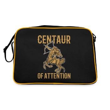 Centaure l’attentif pour tous les fans le - Sac Retro - noir/or - Dos