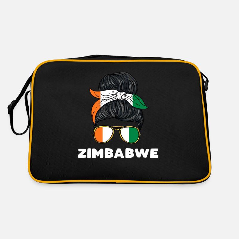 Simbabwe Mädchen Retro Tasche