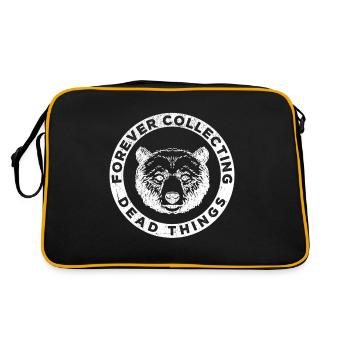Dictons amusants Taxiderwith animal preperator - Sac Retro - noir/or - Dos