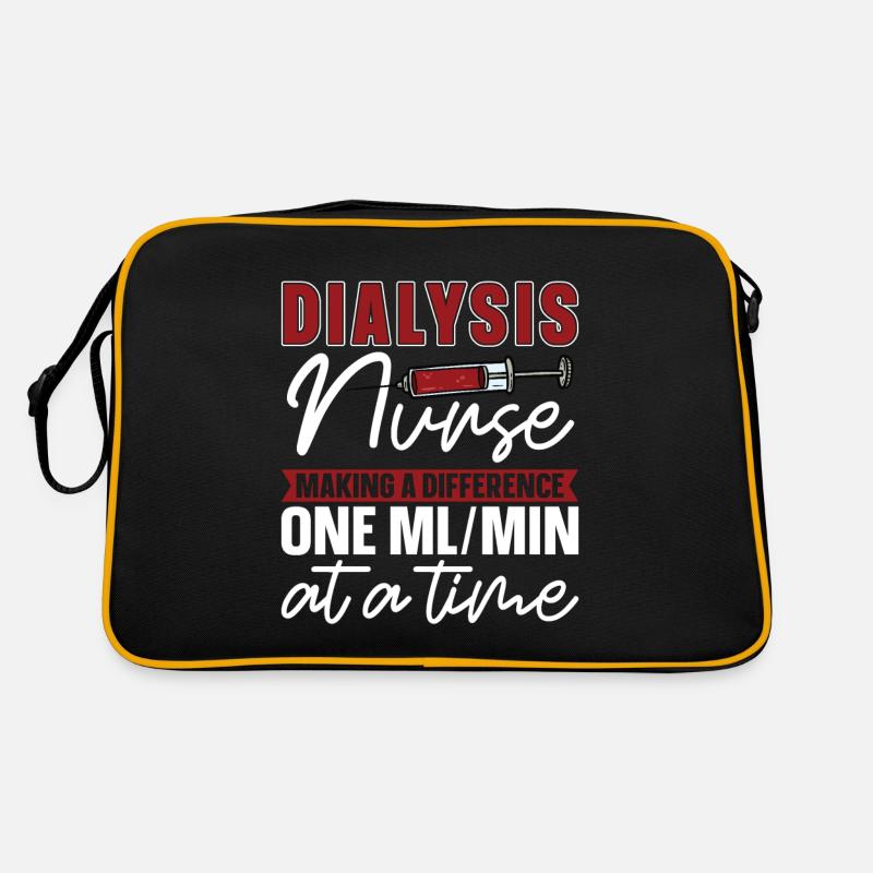 Dialyse Dialysetechniker Nephrologie Geschenk Retro Tasche