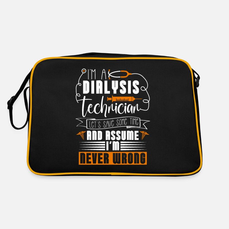 Dialyse Néphrologie Dialyse Technicien Cadeau Sac Retro