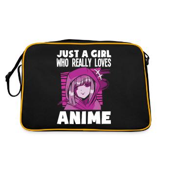 Drôle de cadeau d’anime - Sac Retro - noir/or - Dos