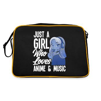 Drôle de cadeau d’anime - Sac Retro - noir/or - Dos