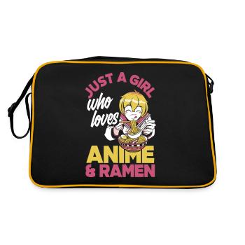 Drôle de cadeau d’anime - Sac Retro - noir/or - Dos