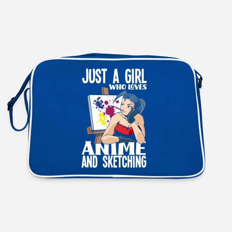 Lustiges Anime Geschenk Retro Tasche