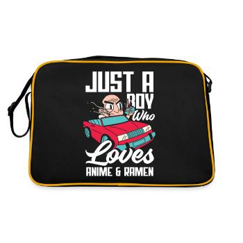 Drôle de cadeau d’anime - Sac Retro - noir/or - Dos