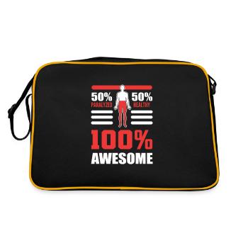 Amputé d’une jambe prothétique gouvernementale - Sac Retro - noir/or - Dos